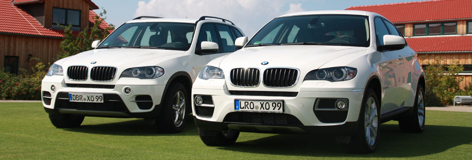BMW Allrad-Modelle X5 und X6 mieten